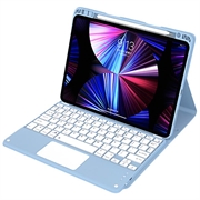 iPad Air 13 2026/2025/2024/iPad Pro 12.9 2022/2021/2020/2018 Bluetooth-näppäimistökotelo (Avoin pakkaus - Tyydyttävä) - Vauvan sininen