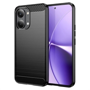 Xiaomi Redmi Turbo 5 Max/Poco X8 Pro Max Harjattu TPU Suojakuori - Hiilikuitu - Musta