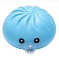 Dumpling squishy -stressilelu, joka puhaltaa kuplia, höyrytyskorilla - sininen