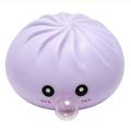 Dumpling squishy -stressilelu, joka puhaltaa kuplia, höyrytyskorilla - violetti