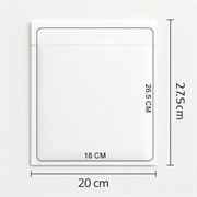 Kupla kirjekuori D4 - 180x265mm - 100 kpl - valkoinen