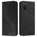 Business Style Samsung Galaxy A03s Lompakkokotelo - Musta
