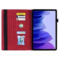 Business Style Samsung Galaxy Tab A7 10.4 (2020) Älysuojakotelo - Punainen