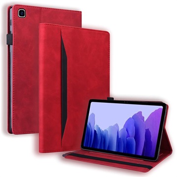 Business Style Samsung Galaxy Tab A7 10.4 (2020) Älysuojakotelo - Punainen