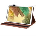 Business Style Samsung Galaxy Tab A7 Lite Smart Folio Kotelo - Ruskea