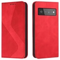 Business Style Google Pixel 6 Lompakkokotelo - Punainen