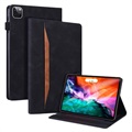 Business Style iPad Pro 12.9 2020/2021 Smart Folio Kotelo - Musta