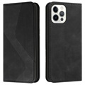 Business Style iPhone 13 Pro Lompakkokotelo - Musta