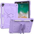 Butterfly Shape Kickstand PC + Silikoni Tablet Case Cover olkahihnalla iPad 9,7-tuumainen (2018)/(2017)/iPad Air 2