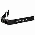 C68 1.1 "Smart Bracelet Slim Fitness-kello, jossa on sykkeen terveysseuranta - musta