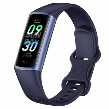 C68 1.1 "Smart Bracelet Slim Fitness-kello, jossa on sykkeen terveysseuranta - sininen