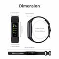C68 1.1 "Smart Bracelet Slim Fitness-kello, jossa on sykkeen terveysseuranta - sininen - sininen