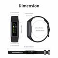 C68 1.1 "Smart Bracelet Slim Fitness-kello, jossa on sykkeen terveysseuranta - sininen