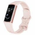 C68 1.1 "Smart Bracelet Slim Fitness-kello, jossa on sykkeen terveysseuranta - kulta / vaaleanpunainen