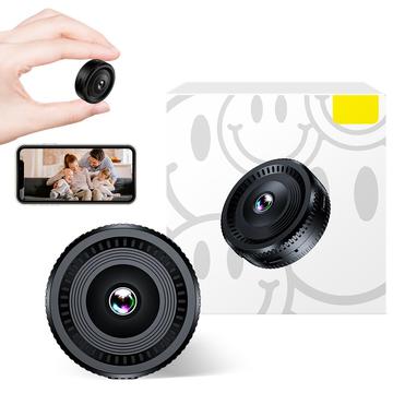 C8 Mini WiFi-turvakamera 64GB muistikortilla - Musta