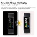 C80 1.1" AMOLED-näytön ruumiinlämpötilan älykäs ranneke, jossa on sykkeen, verenpaineen ja veren hapen seuranta - Starlight