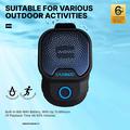 CAANKEI CWS03 Mini vedenpitävä Bluetooth-kaiutin, jossa on 30 tunnin soittoaika - musta