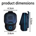 CAANKEI CWS03 Mini vedenpitävä Bluetooth-kaiutin, jossa on 30 tunnin soittoaika - musta