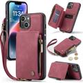 Caseme C20 iPhone 14 Plus Hybridikotelo Vetoketjullisella Taskulla