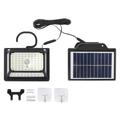 CCP087 190 LED-puutarhavalaisin aurinkokennolla ja liiketunnistimella - valkoinen valo