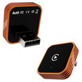 CP030-3 2-in-1 langaton CarPlay- ja Android Auto -sovitin - oranssi / musta
