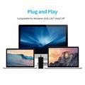 CR7 USB 3.0 monitoimikortinlukija - CF/SD/MS/TF-kortit - Musta