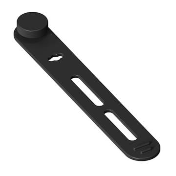 CS04S Uudelleenkäytettävä silikoninen kaapelinside - 80mm - musta
