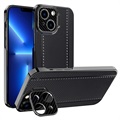 CamStand iPhone 13 Mini Hybridikotelo - Hiilikuitu - Musta