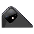 iPhone 11 Kameralinssin Metallinen & Panssarilasisuoja - Musta