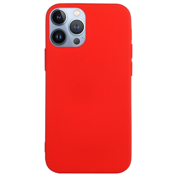 Candy Color iPhone 14 Pro TPU Suojakuori - Punainen