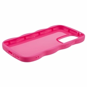 Samsung Galaxy A36/A56 Candy Color Wavy TPU-kotelo - Kuuma Pinkki