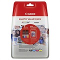 Canon CLI-551XL Photo Value Mustepatruunapaketti 6443B006 - 4 Väriä