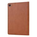 Samsung Galaxy Tab S6 Lite 2020/2022/2024 Korttisarjan Foliokotelo - Ruskea