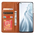 Card Set Series Xiaomi Mi 11 Lite 5G Lompakkokotelo - Ruskea