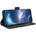 HTC Desire 22 Pro Korttilompakkokotelo - Musta