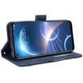 HTC Desire 22 Pro Korttilompakkokotelo - Sininen