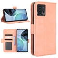 Cardholder Sarja Motorola Moto G72 Lompakkokotelo - Pinkki