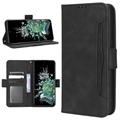 Cardholder Sarja OnePlus 10T/Ace Pro Lompakkokotelo - Musta