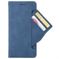 Samsung Galaxy M32 Korttilompakkokotelo - Sininen