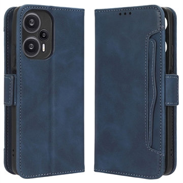 Xiaomi Redmi Note 12 Turbo/Poco F5 Korttilompakkokotelo - Sininen