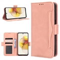 Cardholder Sarja Motorola Moto G73 Lompakkokotelo - Pinkki