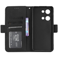 OnePlus Ace 2V/Nord 3 Korttilompakkokotelo - Musta