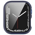 Apple Watch Series 9/8/7 Kotelo Panssarilasi - 9H sella - 41mm - Sininen
