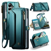 Samsung Galaxy Z Fold8 Ultra CaseMe C36 RFID-suojattu lompakkokotelo - Vihreä
