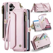 Samsung Galaxy Z Fold8 Ultra CaseMe C36 RFID-suojattu lompakkokotelo - Pinkki
