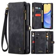 Samsung Galaxy A16 5G Caseme 008 2-in-1 Multifunctional Lompakkokotelo - Musta
