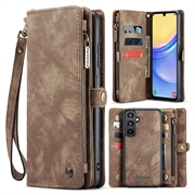 Samsung Galaxy A16 5G Caseme 008 2-in-1 Multifunctional Lompakkokotelo - Ruskea