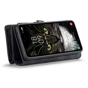 Samsung Galaxy A35 Caseme 008 2-in-1 Multifunctional Lompakkokotelo - Musta
