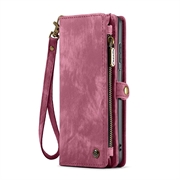 Samsung Galaxy A16 5G Caseme 008 2-in-1 Multifunctional Lompakkokotelo - Punainen