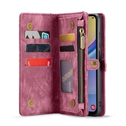 Samsung Galaxy A16 5G Caseme 008 2-in-1 Multifunctional Lompakkokotelo - Punainen